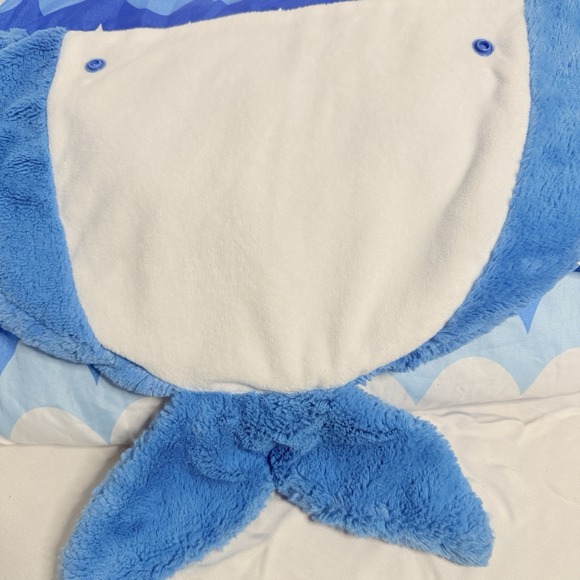 Happy Nappers Blue Shark Pillow Sleeping Bag Sleepy Sack Medium 3-6 yr old - Picture 3 of 9